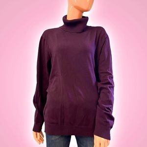 ANDREW MARC Classic Turtleneck Plus Size